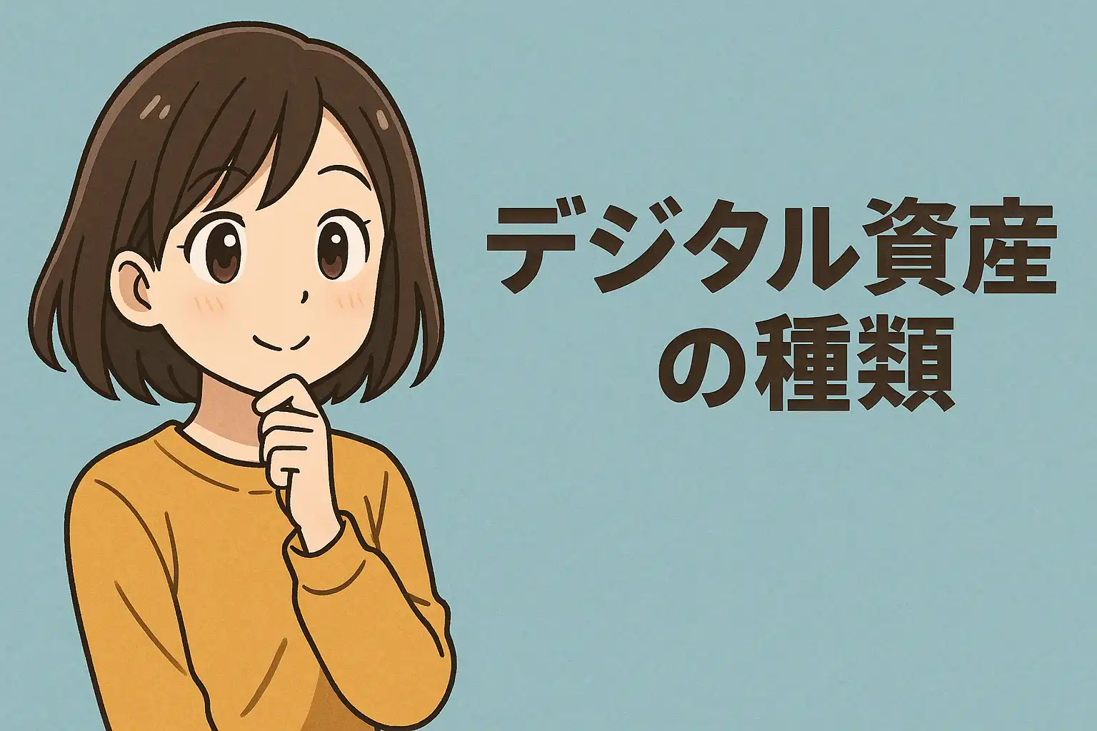 デジタル資産にはどんな種類があるの？