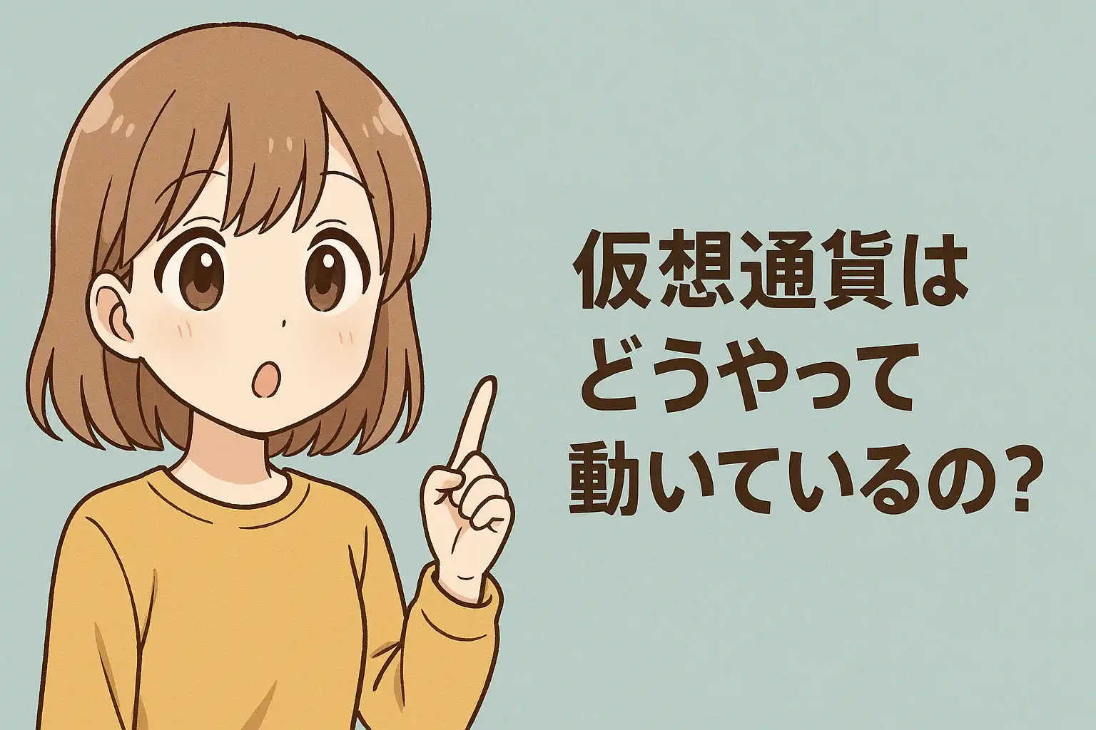 仮想通貨はどうやって動いているの？